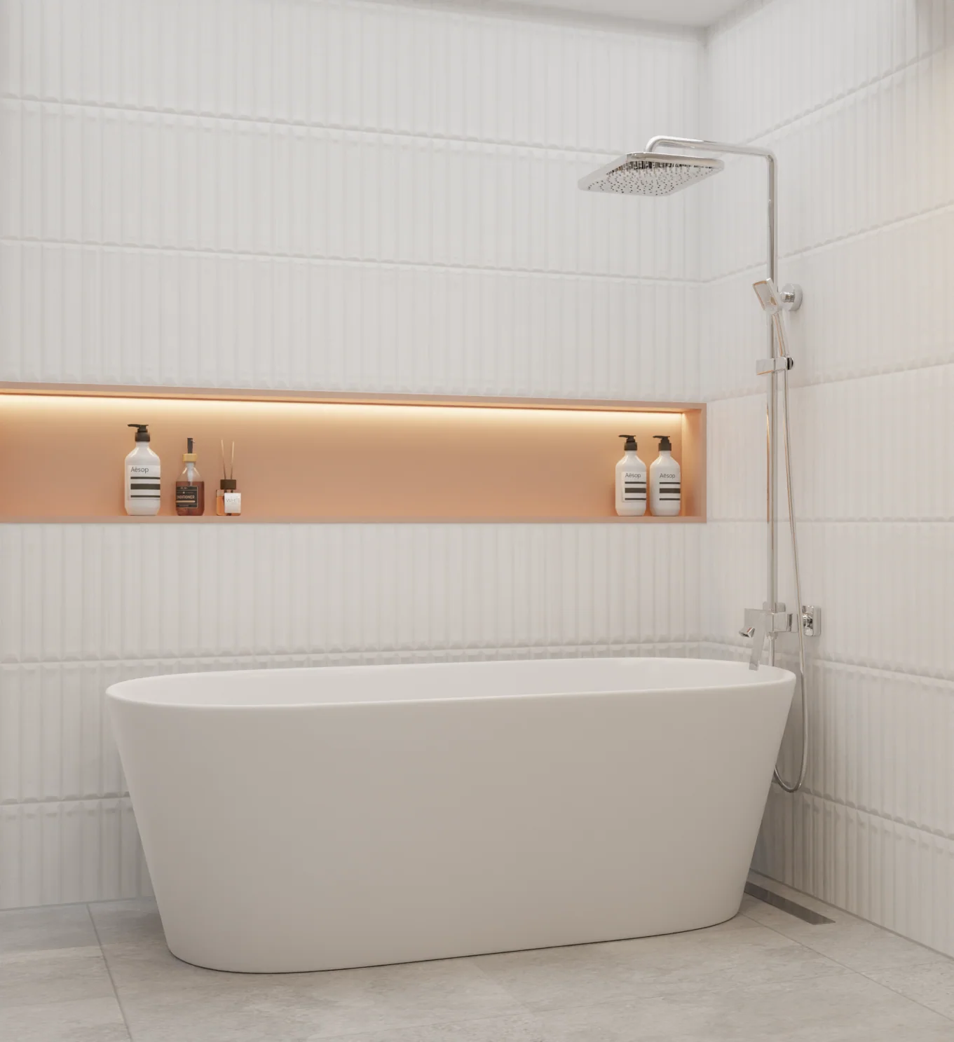 HERA Bathtub 1025 oval freestanding bathtub, the conventional comfort