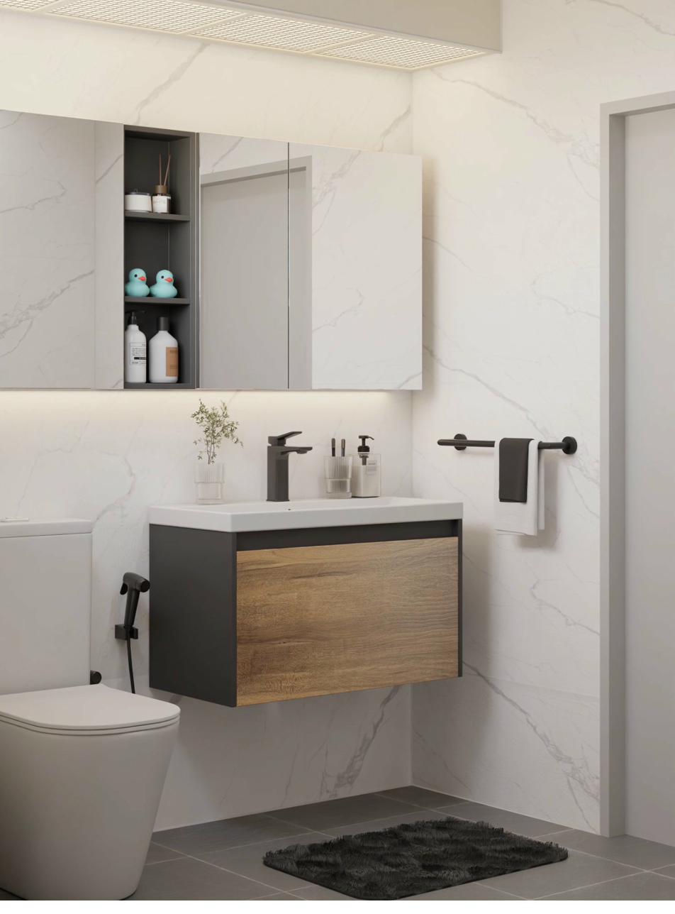 HERA Walnut vanity cabinet